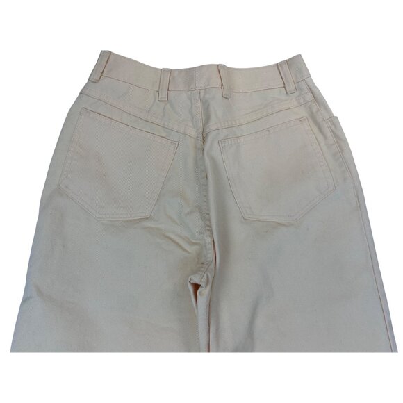 Talbots Womens Orange High-Rise Straight-Leg Cotton Pants Size 6 - New - Picture 4 of 8